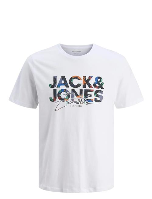 Jack & Jones Jjgeplas Tee Ss Crew Neck Mni Jack & J S White