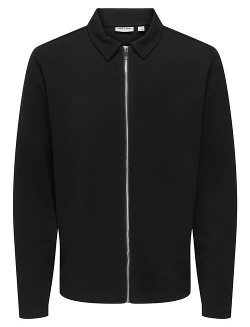 Onsnewkodyl Reg Zip Sweat Vd ONLY & SONS Black