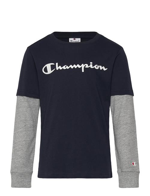 Long Sleeve T-Shirt Champion Navy