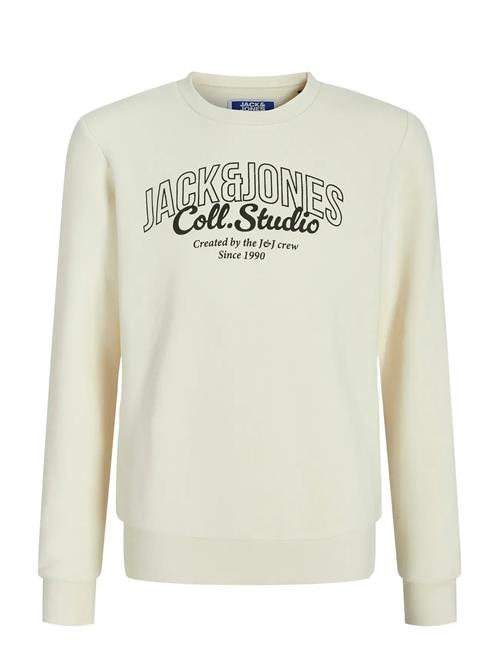Jack & Jones Jjmakoto Sweat Crew Neck Jnr Jack & J S Cream