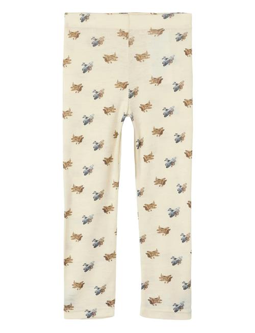 Nmmnalu Wo/Mo Slim Legging Lil Lil'Atelier Cream