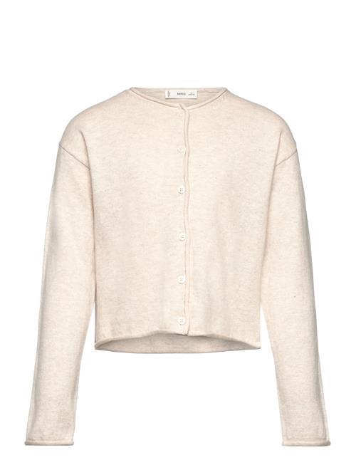 Long Sleeves Knit Cardigan Mango Cream