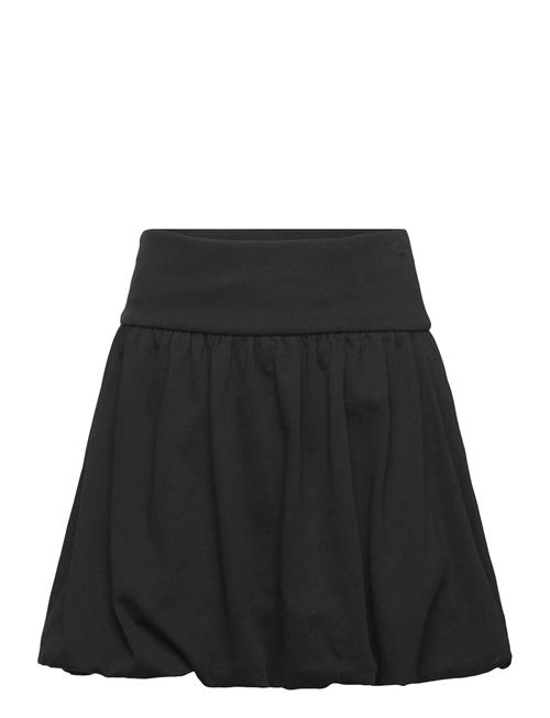 Falda Algodã³N Abullonada Mango Black