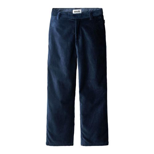 Molo Adagio Bukser I Velour Galaxy Blue  Galaxy Blue 146 cm  Marineblå  146 cm  mand