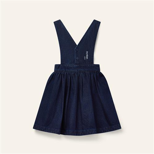 Wynken Annka Pinafore-kjole Rinse Wash  Rinse Wash 10Y  Marineblå  10 år  kvinde