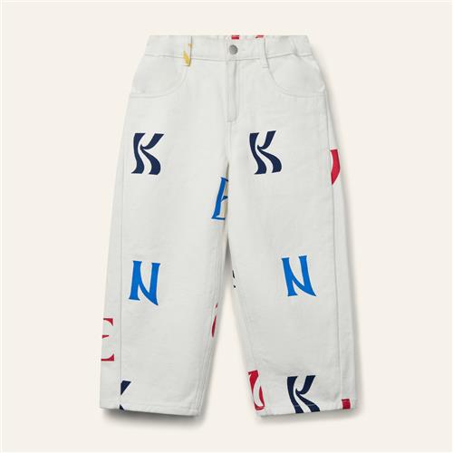 Wynken Bravo Jeans White  White 8Y  Hvid  8 år  Unisex