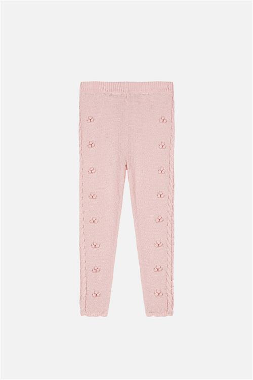 Louise Misha Molda Strikkede Leggings Blush  Blush-8 Y  Lyserød  8 år  kvinde