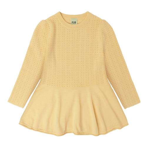 FUB Peblum-bluse Wheat  Wheat-100 cm Wool Beige  100 cm  kvinde
