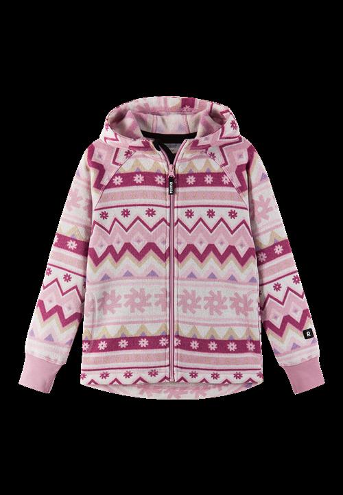 Reima Northern Fleece-hættetrøje Grey Pink  Grey Pink-104 cm  Lyserød  104 cm  Unisex