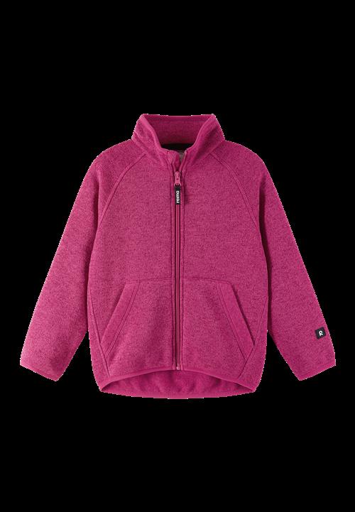 Reima Hopper Fleece-sweater Rosy Berry  Rosy Berry-122 cm  Lyserød  122 cm  Unisex
