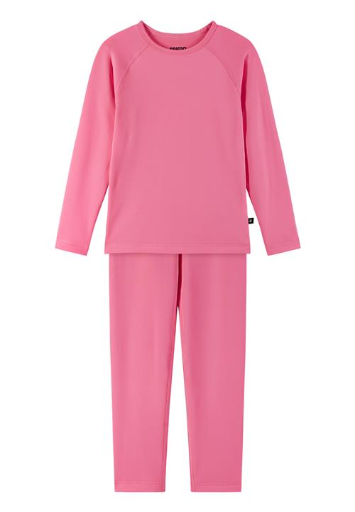 Reima Lampo Termisk Basislag-sæt Soft Coral  Soft coral-140 cm  Lyserød  140 cm  Unisex