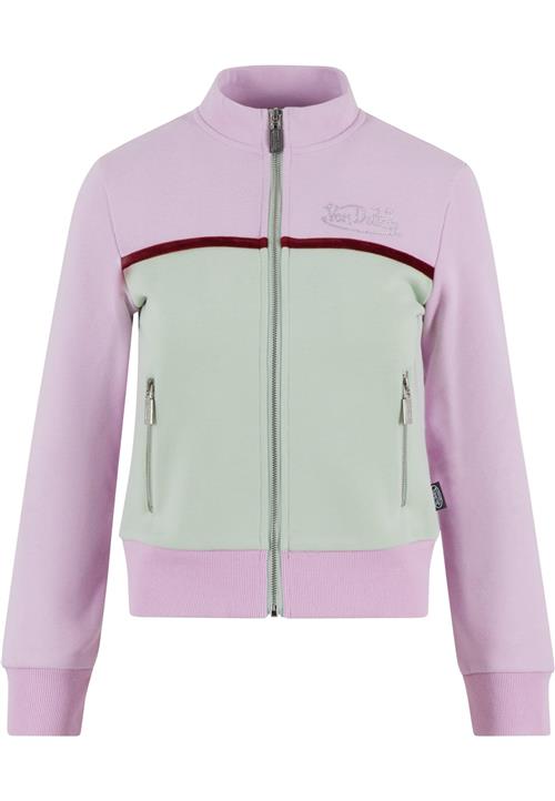 Von Dutch Originals Sweatjakke 'MONROE'  pastelblå / lilla / lysviolet
