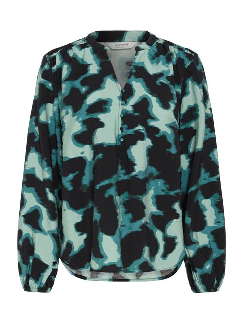 b.young Bluse 'BYIBINE'  petroleum / mint / sort