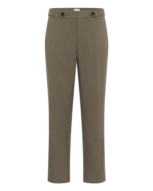 Kaffe Bukser med fals 'Merle'  khaki