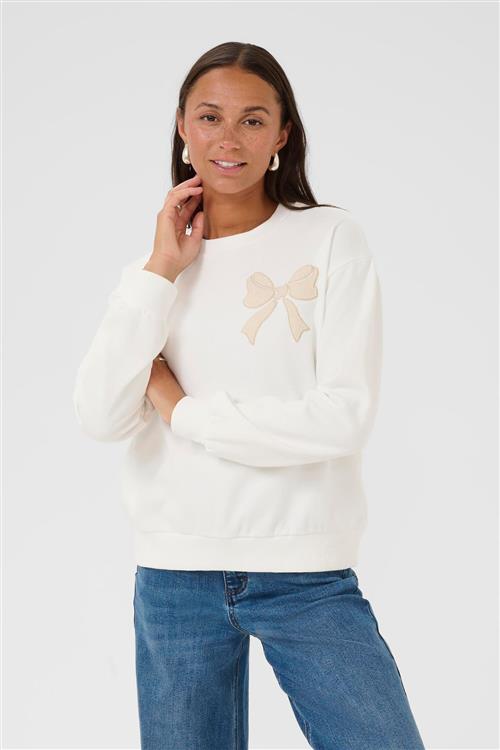 Kaffe Sweatshirt 'Elenora'  beige / offwhite
