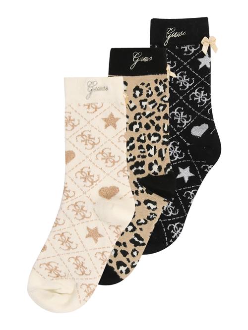 GUESS Sokker  beige / guld / grå / sort