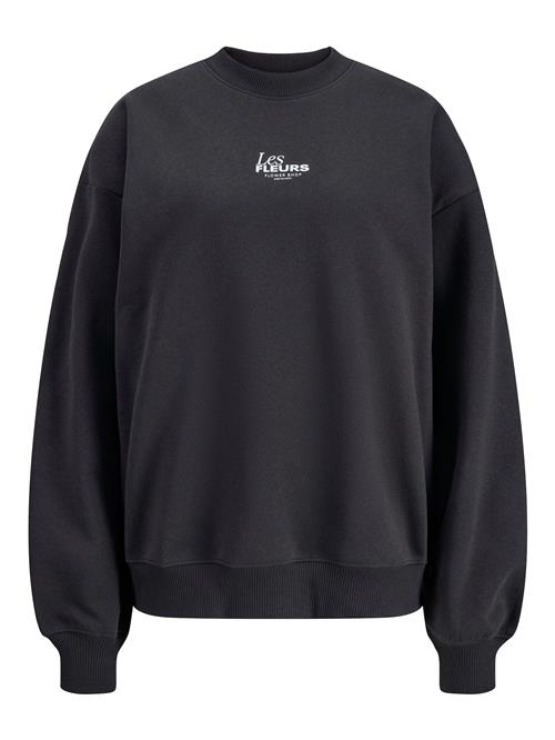 JJXX Sweatshirt 'JXSANDRA'  basalgrå / grøn / hvid