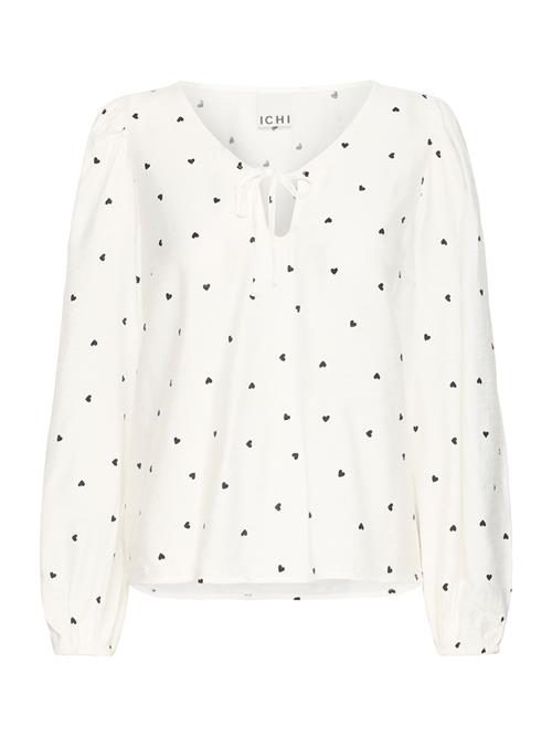 ICHI Bluse 'IHELVA'  sort / offwhite