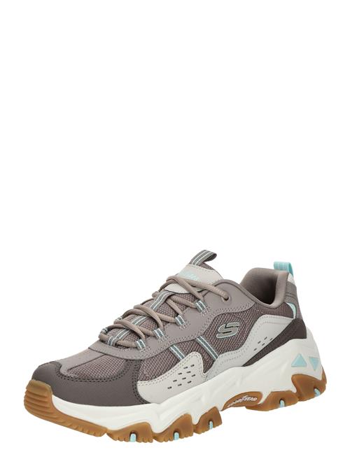 SKECHERS Sneaker low 'D LITES HIKER'  lyseblå / brun / mørkebrun / taupe