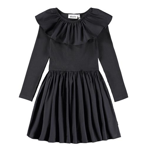 Molo Cille Kjole Med Lange Ærmer Black  Black 98/104 cm  Sort  98/104 cm  kvinde