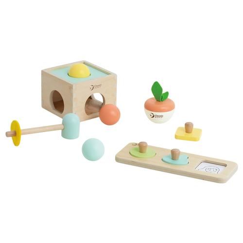 Classic World Hello Box 6M+ Aktivitetslegetøjssæt Blå  1-3 Y WoodenToys   1-3 år 6 months + Unisex