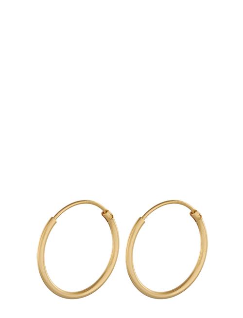 Micro Plain Hoops 15 Mm Pernille Corydon Gold