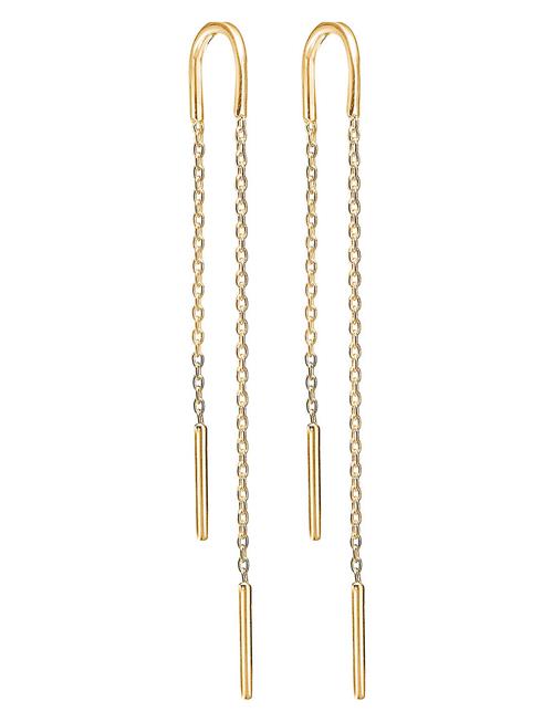 Earring Hoop Chain Enamel Copenhagen Gold