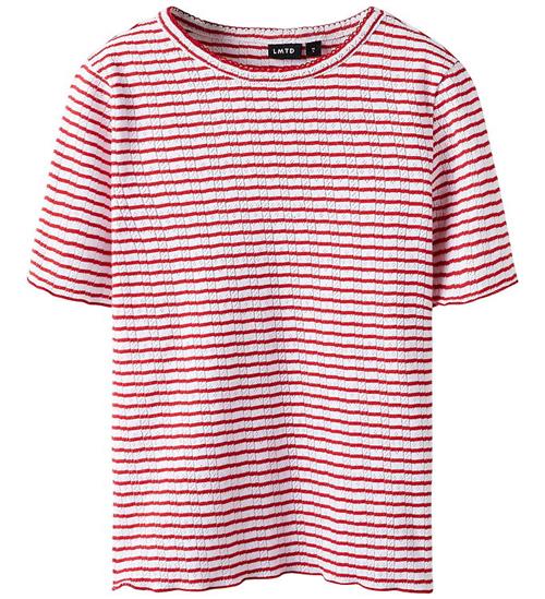 LMTD t-shirt - NlfSeher - Hibiscus/White