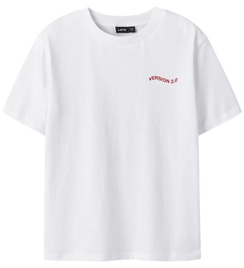 LMTD T-shirt - NlfHeart - Bright White/Red