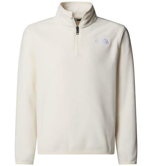 The North Face Fleecetrøje - Glacier - 1/4 Zip - White Dune
