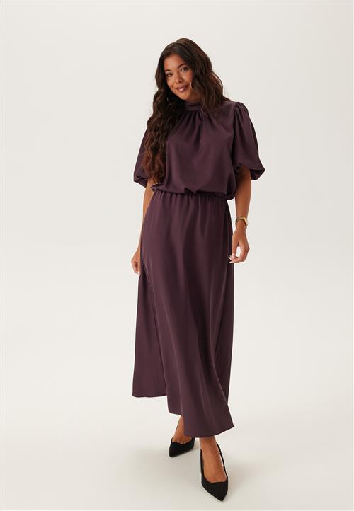 BUBBLEROOM Satin Midaxi Skirt