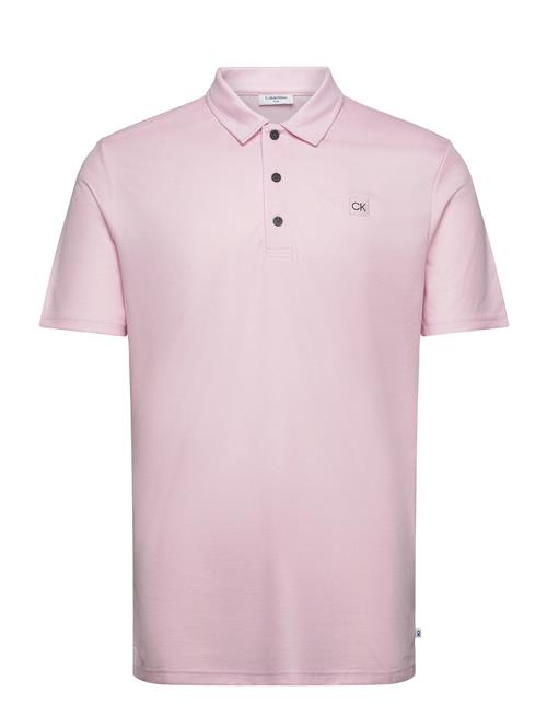 Jackson Badge Polo Calvin Klein Golf Pink