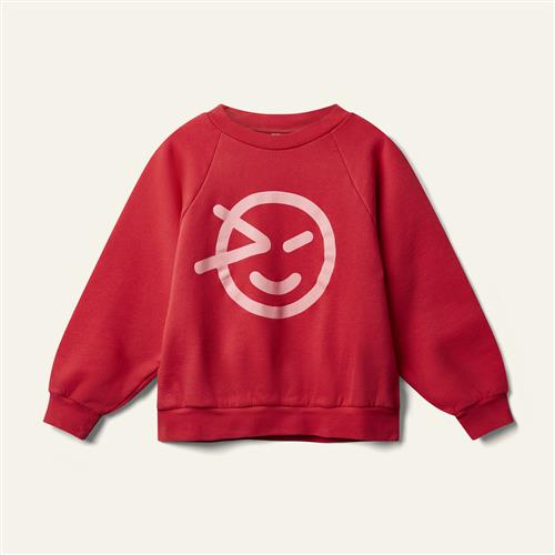 Wynken Raglan Wynk Sweatshirt Ladybird Red  Ladybird Red 4Y  Rød  4 år  Unisex