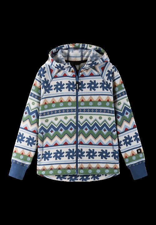 Reima Northern Fleece-hættetrøje Green Clay  Green Clay-116 cm  Grøn  116 cm  Unisex