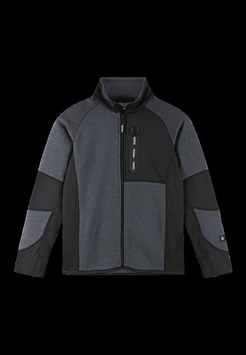 Reima Liukuen Fleece-sweater Soft Black  Soft black-128 cm  Sort  128 cm  mand