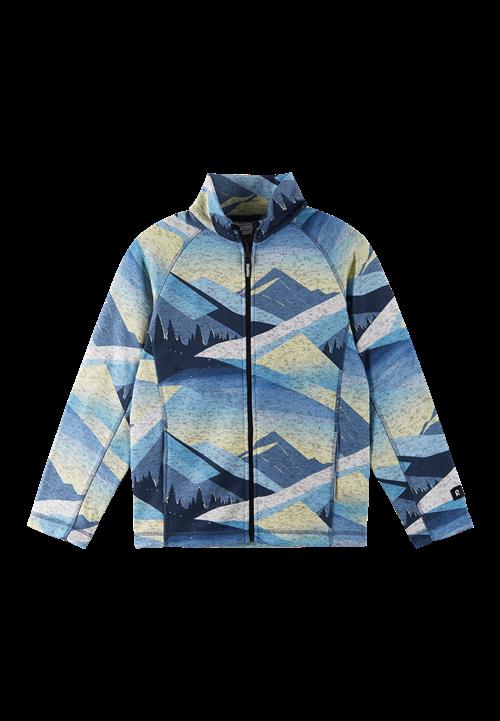 Reima Niksini Fleece-sweater Blue Ocean  Blue Ocean-134 cm  Blå  134 cm  Unisex