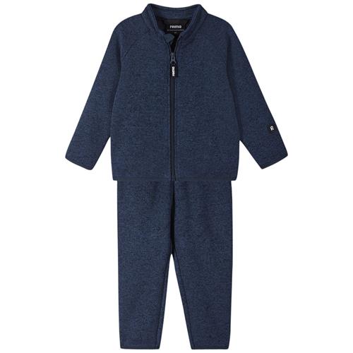 Reima Tahto Fleece-sæt Jeans Blue  Jeans blue-86 cm  Blå  86 cm  Unisex