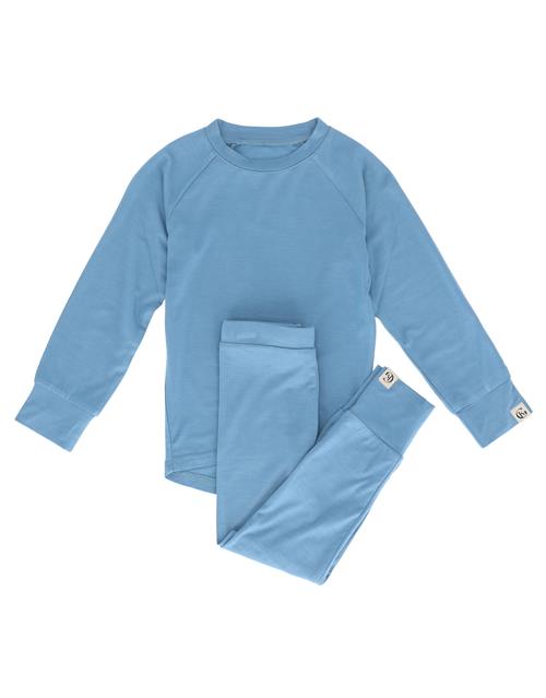 Gullkorn Design Vennen Baselayer Fog Blue  Fog Blue 122/128 cm      mand
