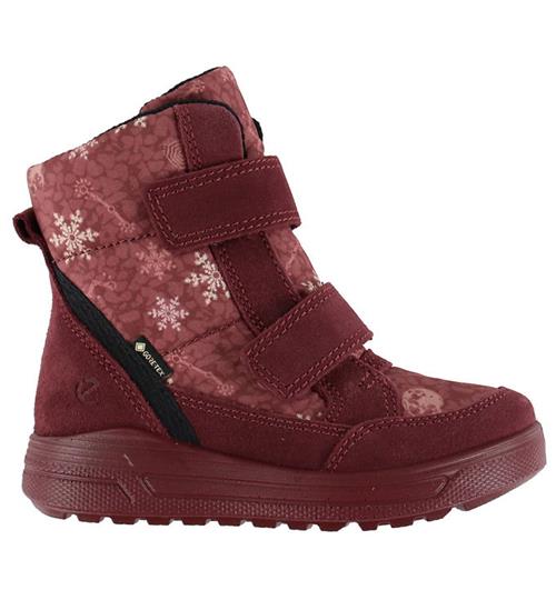 ECCO Vinterstøvler - Tex - Urban Snow - Dark Ruby/Snowflake Prin