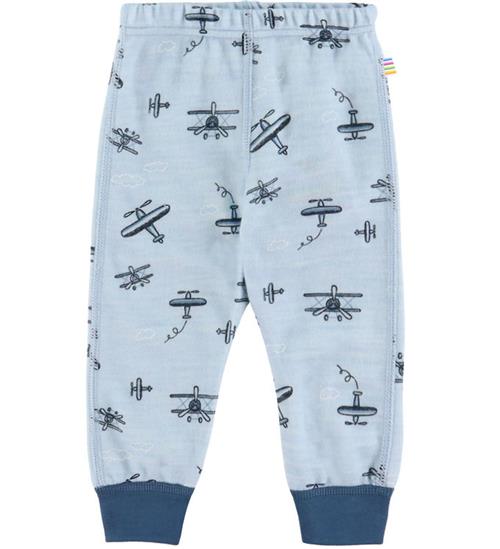 Joha Leggings - Uld/Bambus - Lyseblå