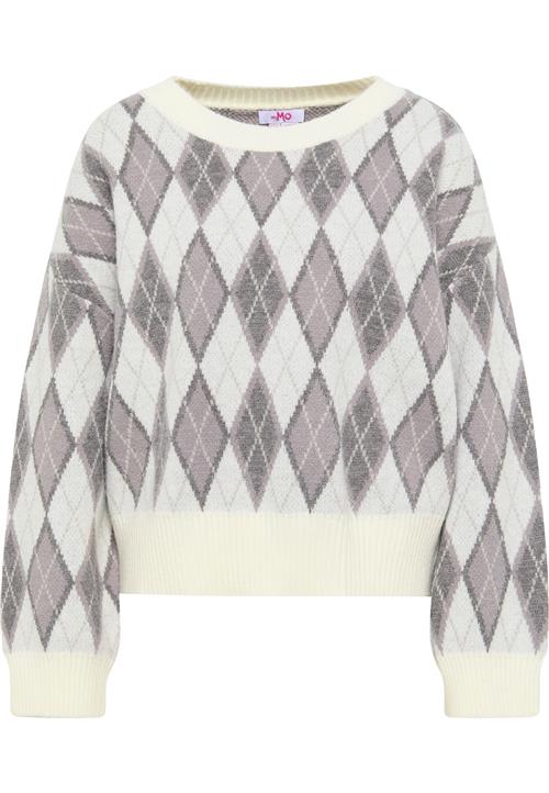 MYMO Pullover  mørkegrå / grå-meleret / uldhvid