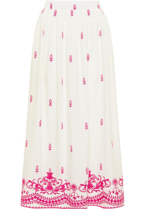 IZIA Nederdel  mørk pink / hvid