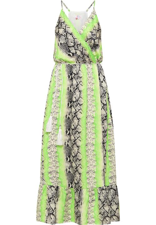 IZIA Sommerkjole  beige / grå / grøn