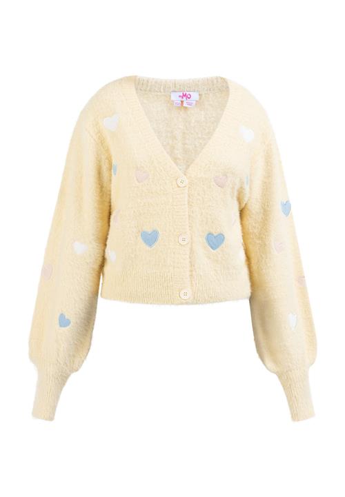 MYMO Cardigan 'Biany'  blå / lysegul / pink / hvid