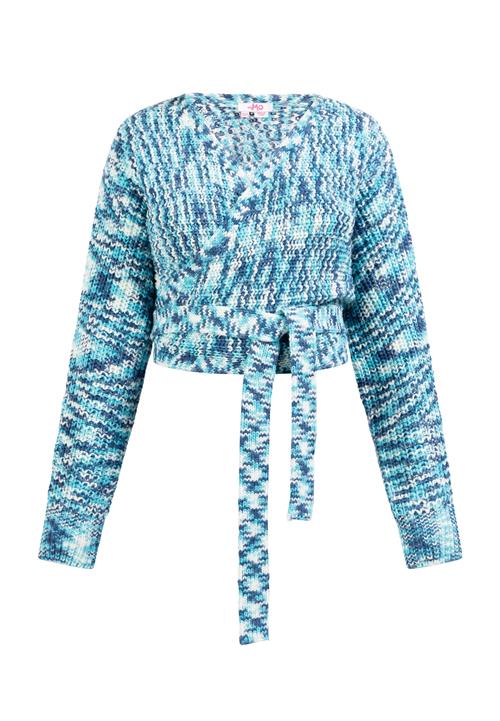 MYMO Pullover  marin / turkis / hvid