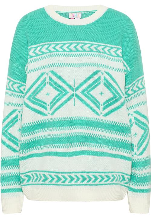 IZIA Pullover  jade / offwhite