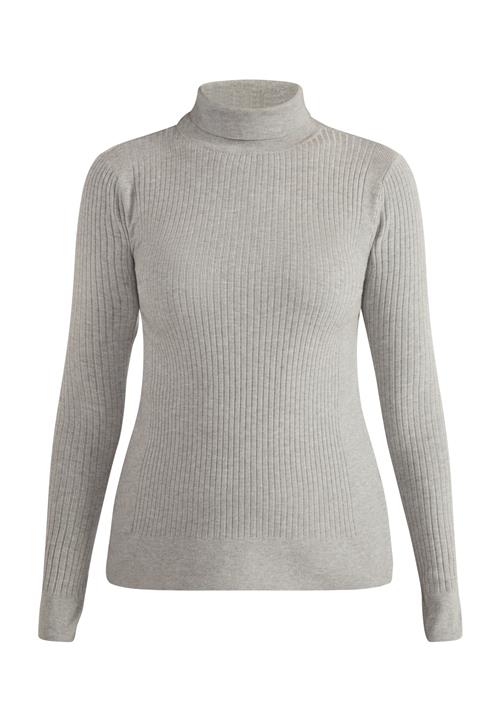 usha BLACK LABEL Pullover 'Nowles'  lysegrå