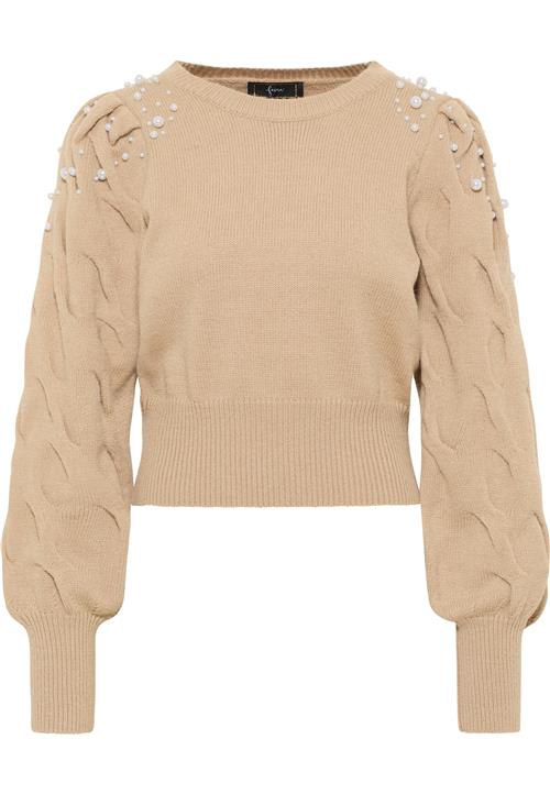 faina Pullover  mørkebeige