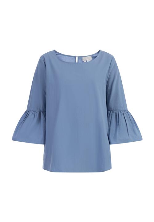 RISA Bluse  dueblå