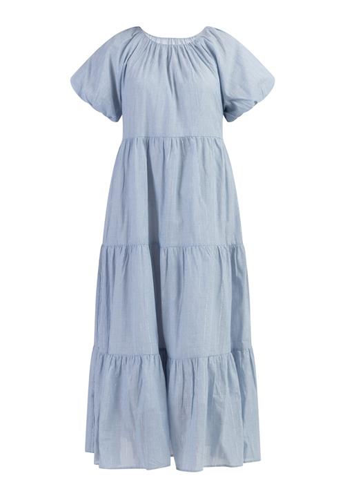 DreiMaster Vintage Kjole  lyseblå / hvid